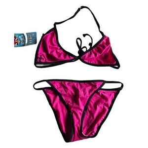 Vintage Paul Frank Womens Bikini, Skurvy From Julius, Pink, Bathing Suit, Small